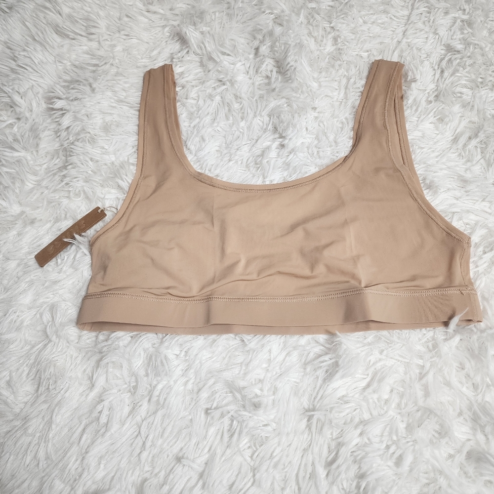 SKIMS Jelly Sheer Scoop Neck Bralette Clay/ XS,S,M, XL/ NWT
